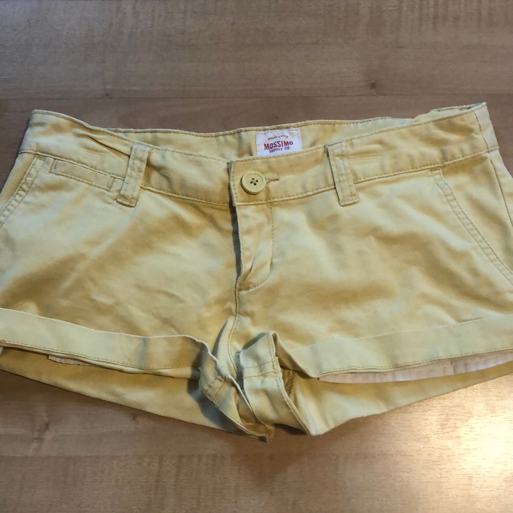 Yellow shorts